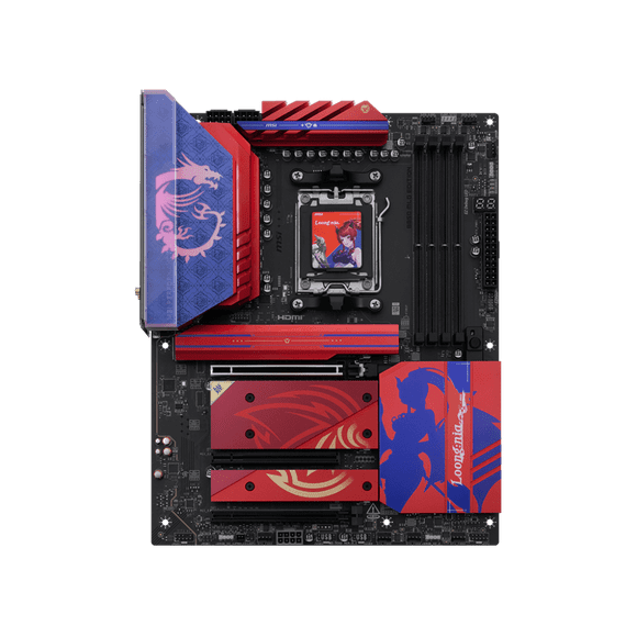 Mother amd b850 am5 msi mlg edition 4xddr5 192gb atx b850 mlg edition