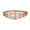 Rose Gold, variant on 2.00 CTW Natural Diamond Polki Openable Multi Band Bangle Bracelet 925 Sterling Silver Women Jewelry