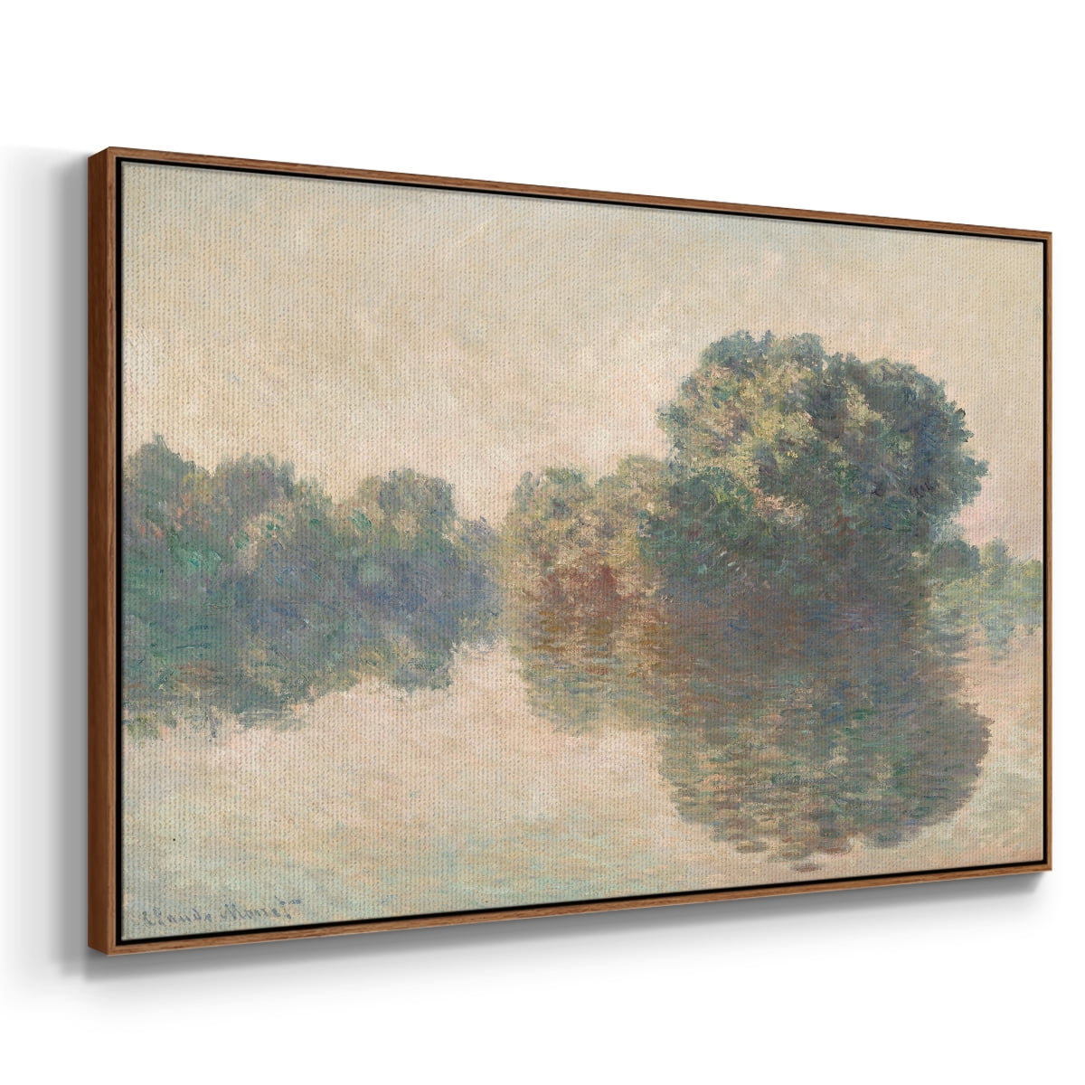 Vintage Landscape-XXXVII By Wexford Home Framed in Walnut Wood Gallery Wrapped Canvas 17 in. x 25 in.