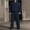 Black, variant on HonestMatter Men's 2 Piece Tracksuit, Hoodie and Sweatpants Set, Fleece Lounge Wear for Jogging Street Style, Black, Size L