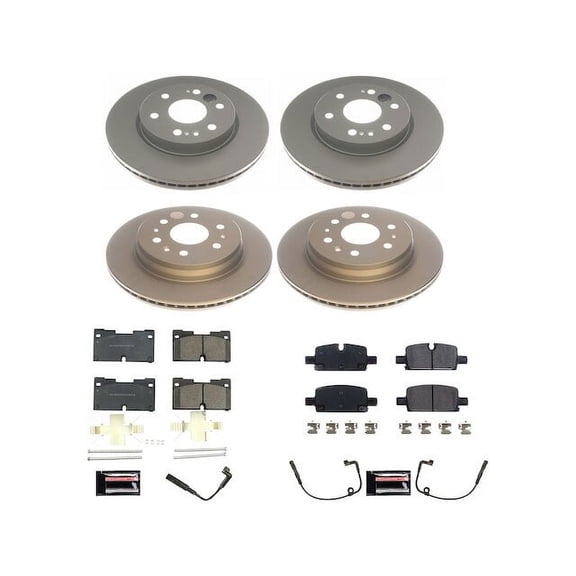 Front and Rear Brake Pad and Rotor Kit - Compatible with 2021 - 2024 Chevy Suburban 2022 2023