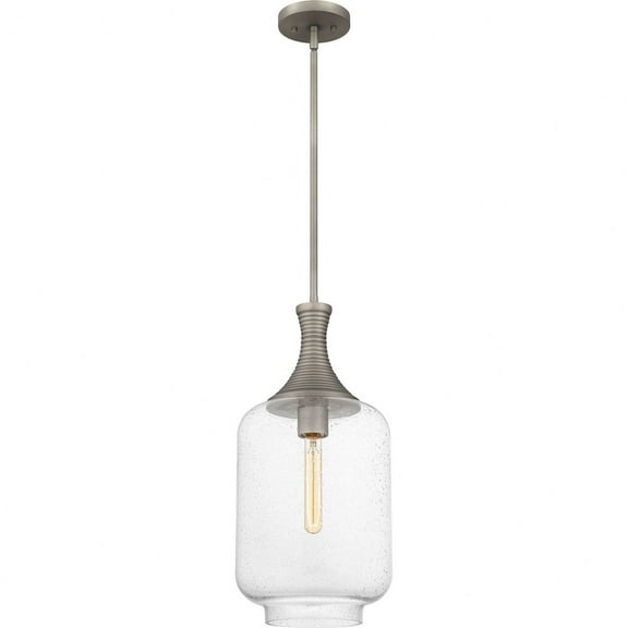 Quoizel Piccolo Pendant 1-Light Pendant in Antique Nickel