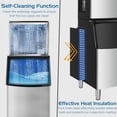 thumbnail image 5 of Canddidliike 353LBS/24H Split Commercial Ice Maker with 198 LBS Storage Bin, Electric Portable Compact Countertop Automatic Ice Cube Maker Machine for Home/Kitchen/Office, 5 of 12