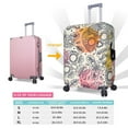 thumbnail image 6 of Kll Skull And Flowers Luggage Cover Suitcase Cover Suitcase Protector-Large, 6 of 8