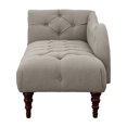 thumbnail image 4 of OakvillePark Deming Tufted Chaise Lounge, Gray, 4 of 7