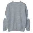 thumbnail image 4 of Kiijoy Girls Halloween Graphic Sweatshirt Cute Long Sleeved Pullover, Grey, Sizes 1-2T, 4 of 4