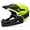 Fluorescent Green, variant on Abbraccia Cycling Helmet Modular Full Face Convertible Ventilated EPS Foam Construction with Detachable Chin Bar for Adult Mountain Trail Riding