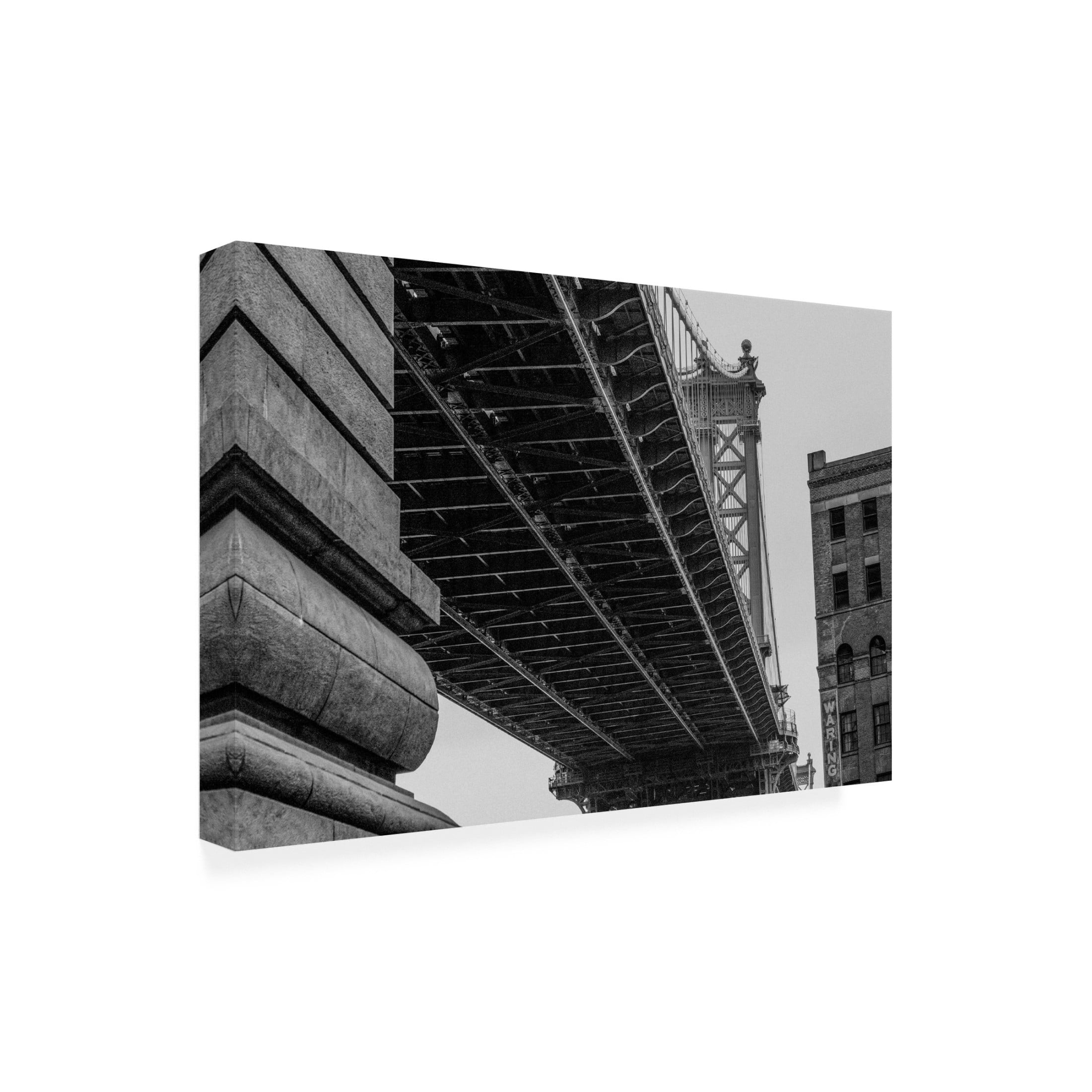 Trademark Fine Art Rikard Ekstrand Manhattan Bridge Brooklyn New York Canvas Wall Art