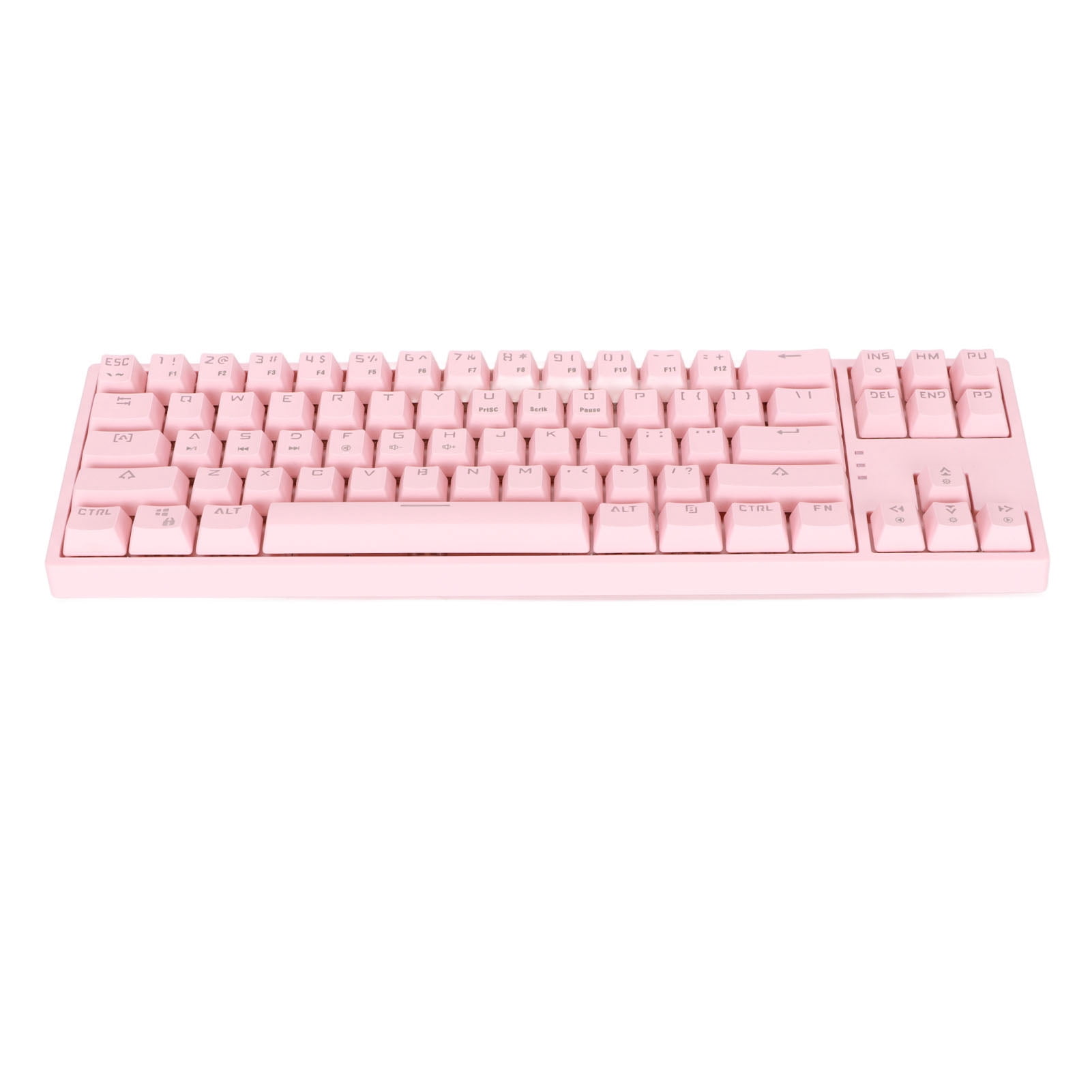 Mechanical Keyboard, Blue Switch Computer Mechanical Keyboard 4 Color Ergonomic Design  for Typing Pink