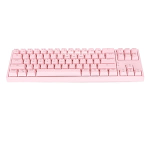 Mechanical Keyboard, Blue Switch Computer Mechanical Keyboard 4 Color Ergonomic Design  for Typing Pink