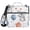 Cartoon Koala with Balloon, variant on 3 Ring Zipper Binder with Shoulder Strap Waterproof Trapper Keeper 2 Inch D-Ring 500 Sheets Capacity Hand Paint Monster Truck