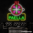 thumbnail image 3 of Craftnamesign Paella Neon Sign for Spain Food Restaurant Shop Wall Decor, 3 of 4