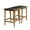2 PCs Chair, variant on LuxenHome Outdoor Acacia Wood  Counter Height Stools, Set of 2