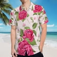 thumbnail image 5 of High Quality Hawaiian Shirts for Men Short Sleeve Aloha Beach Shirt Floral Summer Casual Button Down Shirts Blouses NW4IFZ, 5 of 7