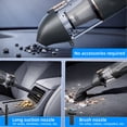 thumbnail image 7 of Askmuse Cordless Car Handheld Vacuum Cleaner, 20000Pa Portable Mini Vacuum, 7500mAh Rechargeable Battery, 4-Speed Suction, HEPA & Metal Filter, Long Nozzle, Brush Nozzle and Blow Nozzle, Black, 7 of 7