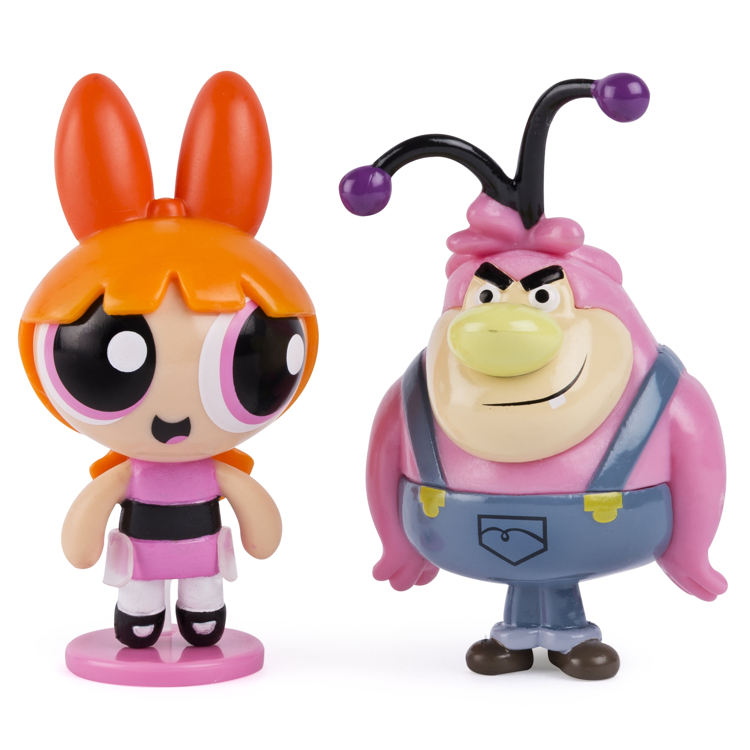 2-Pack 2 inch Action Dolls with Display Stands Blossom & Fuzzy Lumpkins Spin Master 20073409 The Powerpuff Girls