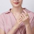 thumbnail image 1 of unbranded Anillo Dorado Movimiento Preciso Accesorio Para Mujer, 1 of 6