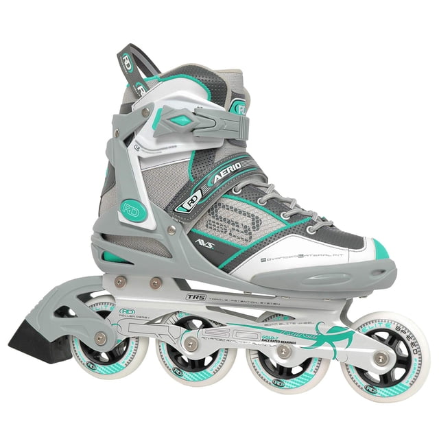 Patines en línea Roller Derby AERIO Q-60 para mujer, ruedas de 80 mm, talla 6