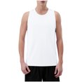 thumbnail image 2 of Mens Tank Tops Qiggri Men's Tank Solid Color Outdoor Fitness Sports Fine Strip Breathable Tank, 2 of 7