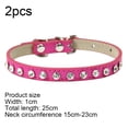 thumbnail image 2 of Collar para cachorros Apuakthei con diamantes de cristal y brillantes de colores para niñas y gatos, 2 of 5