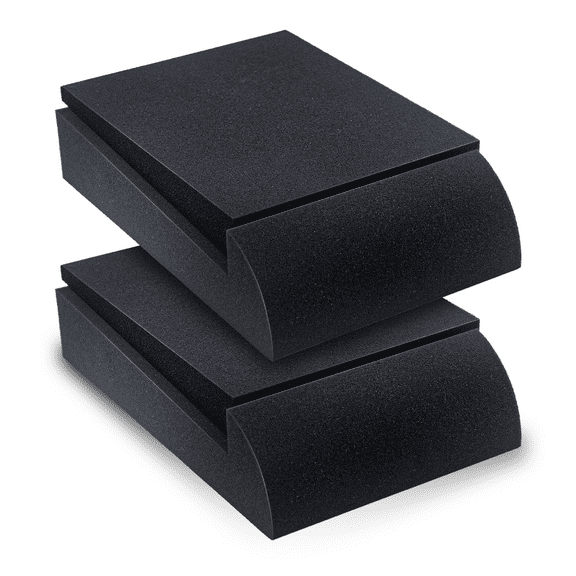 Liquid Stands Studio Monitor Sound Isolation Pads for Speakers 3"-4.5" High-Density Foam Pad Riser