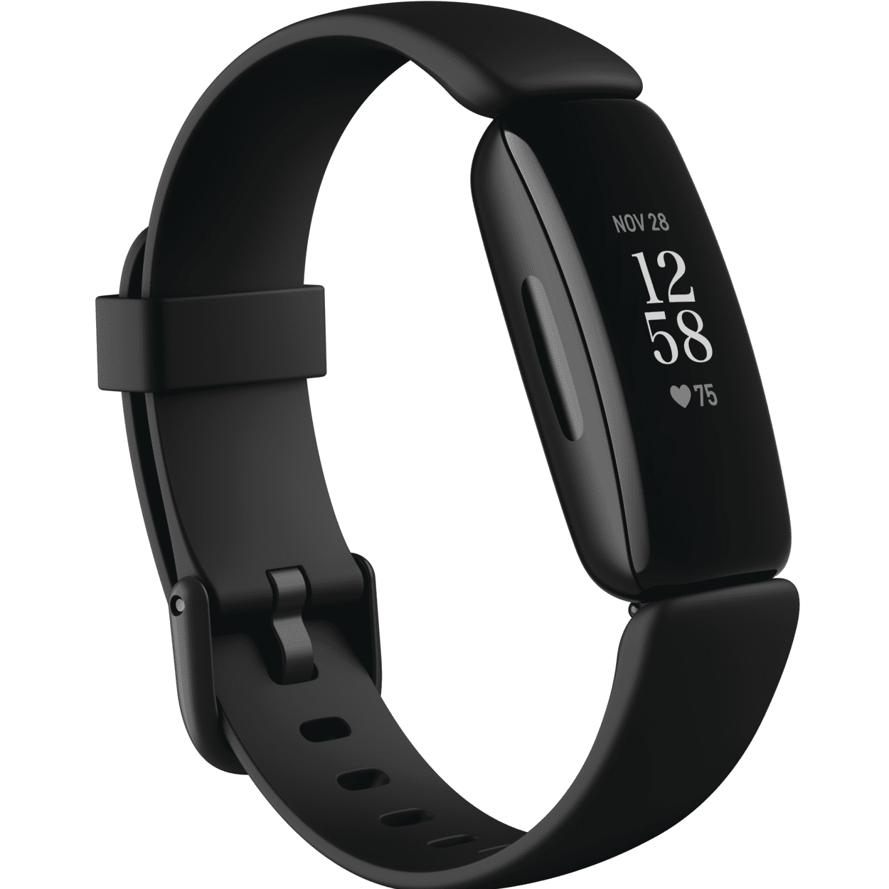 Black FB413BKBK Fitbit Inspire HR Fitness Tracker for sale online 