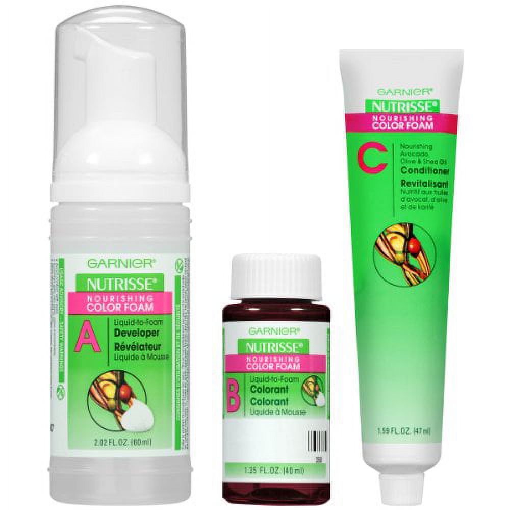 Garnier Nutrisse Nourishing Color Foam, Medium Golden Brown