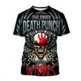 thumbnail image 2 of Hot Pop Band Five Fingers Death Fist 3D Printed T-shirt Fashion Men's Hip Hop Harajuku Unisex Oversized Crew Neck T-shirt Top, 2 of 5