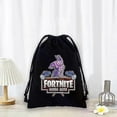 thumbnail image 1 of school bag Fortnites Drawstring Bags Cartoon Anime Fortress Night Printed Makeup Candy Storage Bag Cotton Boys Girls Bundle Pocket Gift Bag 26s, 1 of 4