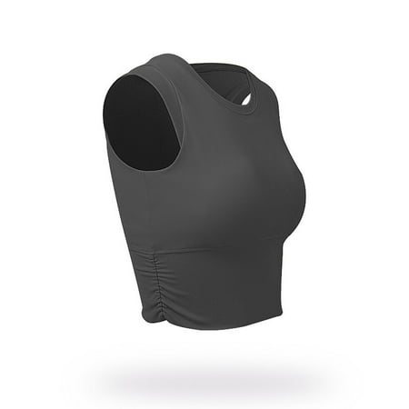 

Elaydool Ladies Yoga Running Fitness Dance Outer Wear Shockproof Gathering Bra