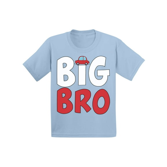 Awkward Styles Pregnancy Announcement Toddler Shirt Car T Shirts for Boys Bro Tshirt for Kids Birthday Gifts for Brother Brother Collection Toddlers Shirts Gifts for Boys I'm Big Brother Shirt