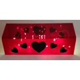 thumbnail image 5 of T'z Tagz 18x3x3 Unique Valentine Jewelry Display Stand Red with Black Hearts, 5 of 7