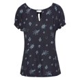 thumbnail image 5 of LASCANA Women's Ruffle Sleeve Print Top Ties, 5 of 6