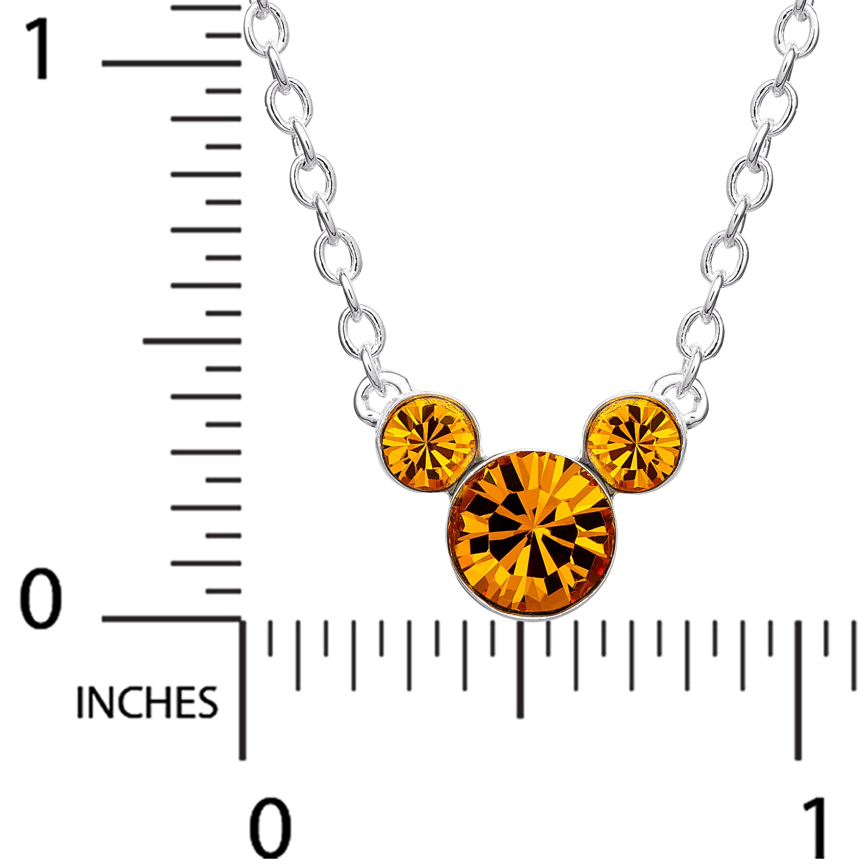 Mickey 2024 birthstone necklace