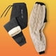 thumbnail image 1 of Pantalón de yoga grueso para hombre Pantalones térmicos de lana cálidos de invierno (pies atados negros 5XL), 1 of 9