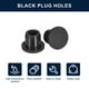 thumbnail image 2 of Uxcell 20Pcs Tapones de Agujeros Negros, Tapón de Botón de Caucho Impermeable para Agujero de 0.35", 2 of 6