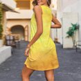 thumbnail image 4 of Vestido de Verano para las Mujeres de Moda Impresión de Bolsillo sin Mangas Cuello en V, Vestido Casual para la Playa Y el Uso Diario, 4 of 9