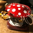 thumbnail image 2 of kusrkot Resin Mushroom Earring Holder, 26 Holes Earrings Storage Rack Earrings Organizer Red, 2 of 8