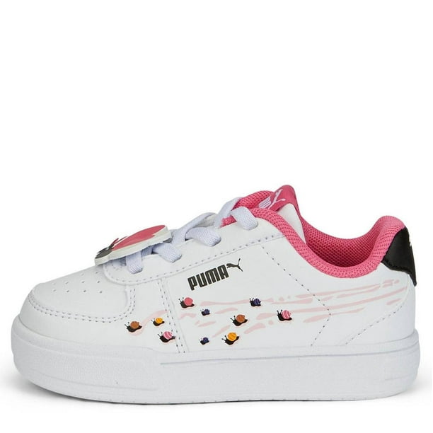Tenis Puma Caven Small WRLD para Niñas Pequeñas 386177-02 blanco 14 Puma 386177-02 CAVEN SMALL WRLD AC INF