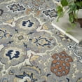 thumbnail image 4 of Nourison Home Allur All-over design Grey 7'10" x 9'10" Area Rug, Easy Cleaning, Non Shedding, Bed Room, Living Room, Dining Room, Kitchen (8x10), 4 of 10