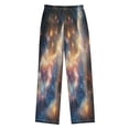 thumbnail image 2 of Boy's Pajama Pants Boys' Long Sleep Pants Children's Pajama Pants Loose Fitting Pajama Pants are Convenient to Put on and Take off XL Super Cool Colored Stars, 2 of 9