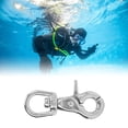 thumbnail image 4 of Trigger Snap Hook, Swivel Clasps Lanyard Snap Hook 360 Rotation Anti Rust  for Keychain for Dog Leash for DIY Bags, 4 of 7