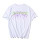 thumbnail image 1 of Camiseta divertida para mujer, ropa de calle de manga corta, Tops de gran tamaño con estampado de calavera oscura, huesos, corazón y pulmón, Harajuku, 1 of 4