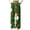 Dark Green -AN24, variant on Lumtrix Women Wide Leg Pant Christmas Party Flannel Christmas Pattern Loose Fit Elastic Waist Pants Lounge Festive Sweat Pants with Pockets Wine S