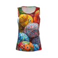 thumbnail image 4 of Lsque Easter Eggs Printed Workout Tank Tops for Women, Athletic Sports Tank Tops, Compression Sleeveless Dry Fit Shirts,Sleeveless Yoga Shirt-Small, 4 of 9