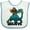 White and Blue, variant on Inktastic Believe Boys or Girls Baby Bib