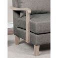 thumbnail image 6 of Furniture of America Khari Contemporary Upholstered Accent Chair, Gray, 6 of 6