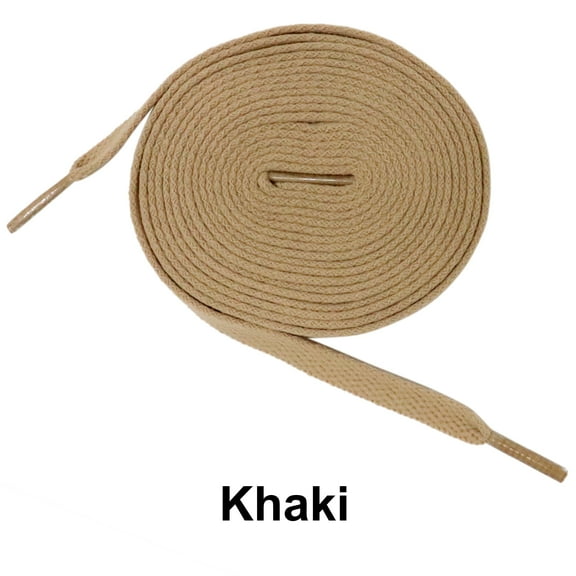 Khaki Flat Athletic Sneaker 27 36 45 54 63 Inch Shoelaces