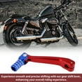 thumbnail image 5 of Folding Motorcycle Gear Shifter Lever for Honda CRF150F 2003-2017 Pedal Shift Lever Arm Red Blue Silver Tone 1 Pc, 5 of 6