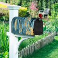 thumbnail image 4 of Grunge Mailbox Covers Magnetic Vintage Blue and Brown Watercolor Abstract Art Aesthetic Contemporary Mailbox Wraps Standard Size 18x21 Inch Waterproof Post Letter Box Cover Garden Yard, 4 of 6